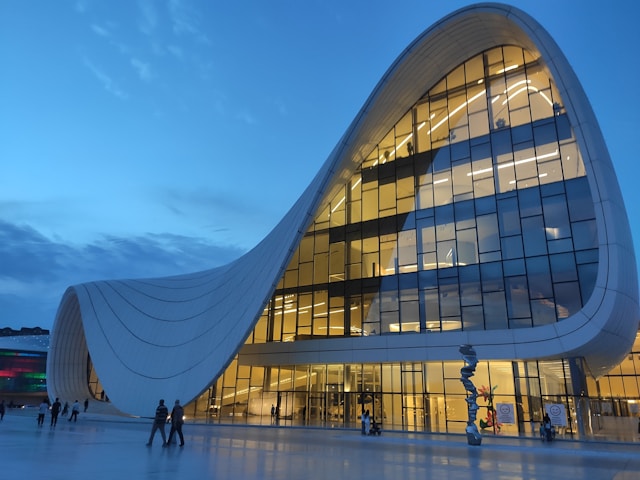 Baku Azerbaijan summer tourist place
